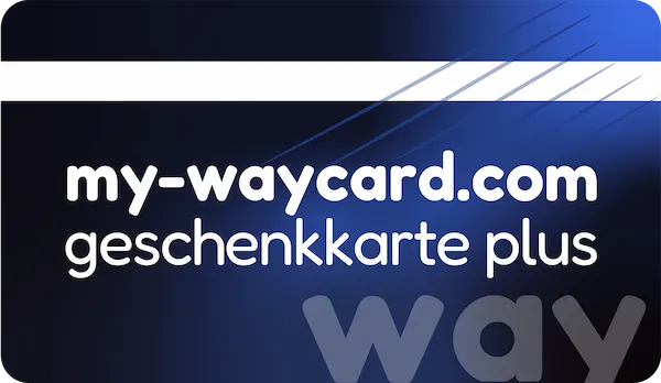 my-waycard Geschenkkarte plus